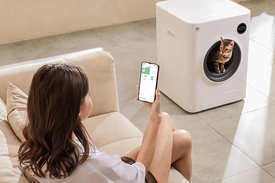 electronic kitty litter box
